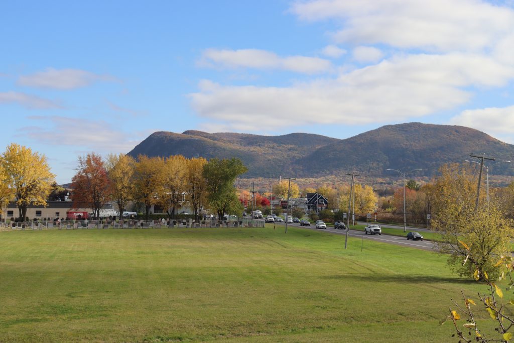 vue sur la montagne de la MRCVR