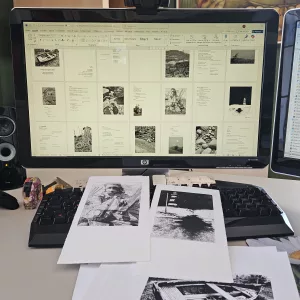 Françoise Falardeau: Création d’un livre d’artiste produit en 5 exemplaires uniques, réunissant textes, poésies et estampes autour du thème mère/fille.